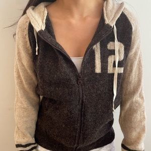 Brown Zip up